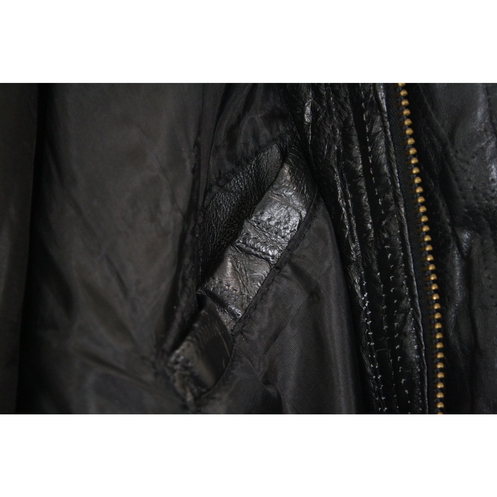 Vintage Vintage 80s Caesars Palace Genuine Leather Patchwork Jacket Size US XL / EU 56 / 4 - 13 Thumbnail