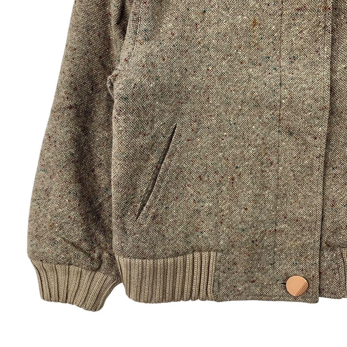 Aquascutum × Vintage Vintage AQUASCUTUM Casualwear Wool Bomber Jacket Size US L / EU 52-54 / 3 - 5 Thumbnail