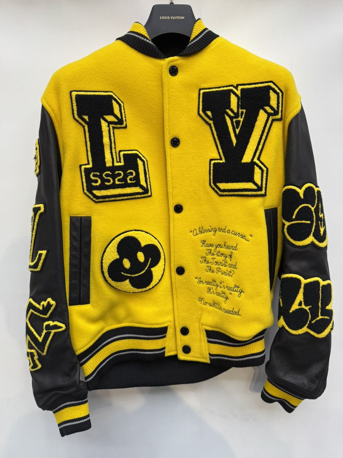 Louis Vuitton Varsity Jacket Yellow