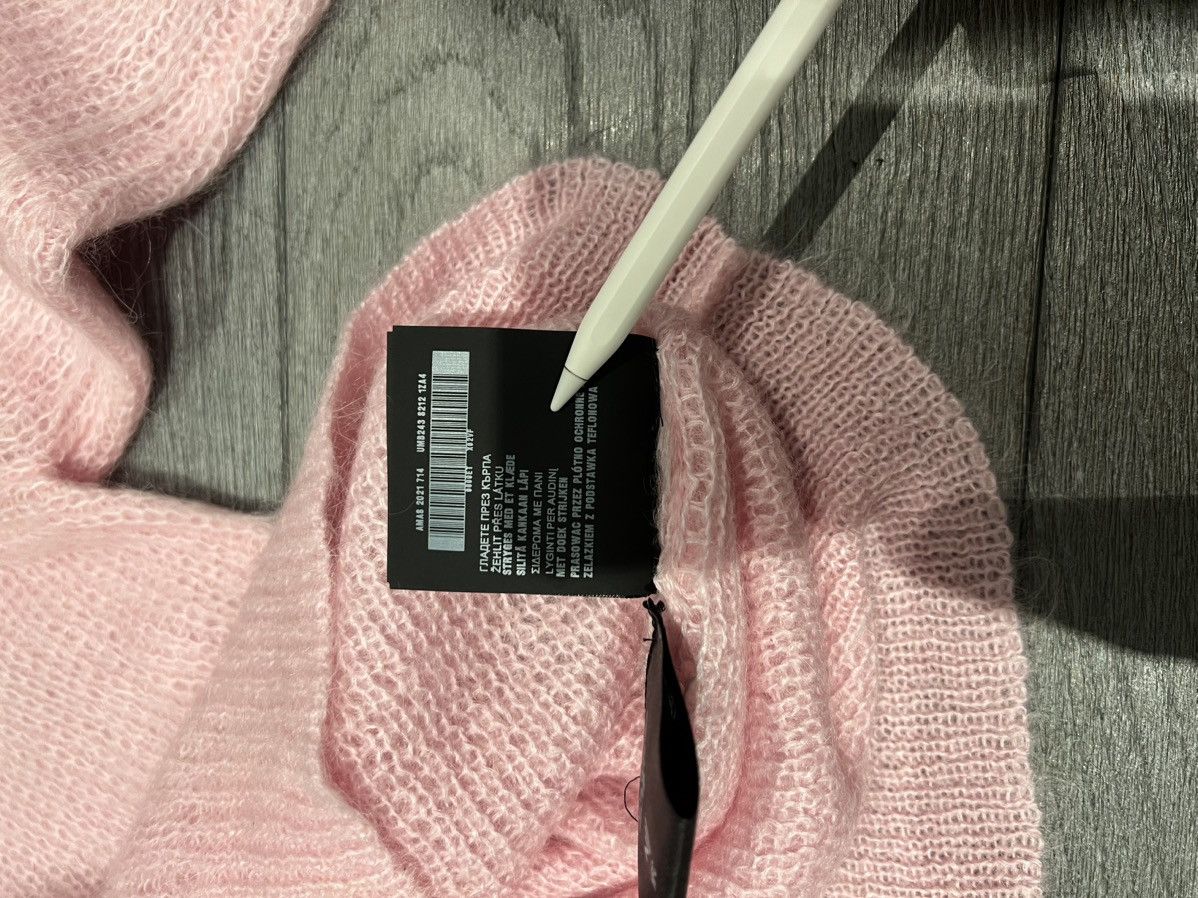 Prada Prada Crew Neck Mohair Blend Pink Sweater Size US M / EU 48-50 / 2 - 12 Thumbnail