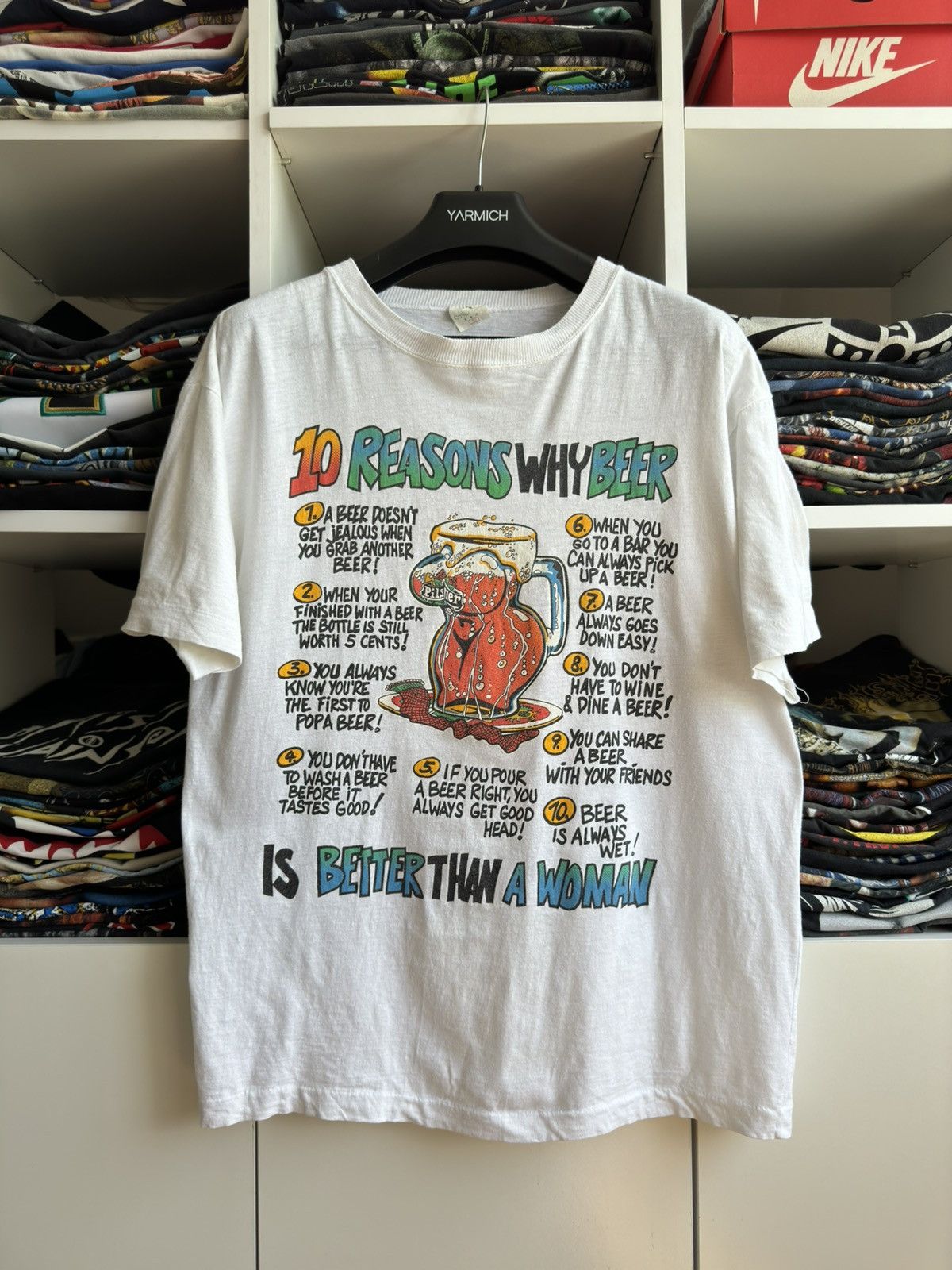 Band Tees × Vintage Vintage 10 Reasons Why Beer Naked Boobs Tits Tee Size US L / EU 52-54 / 3 - 1 Thumbnail