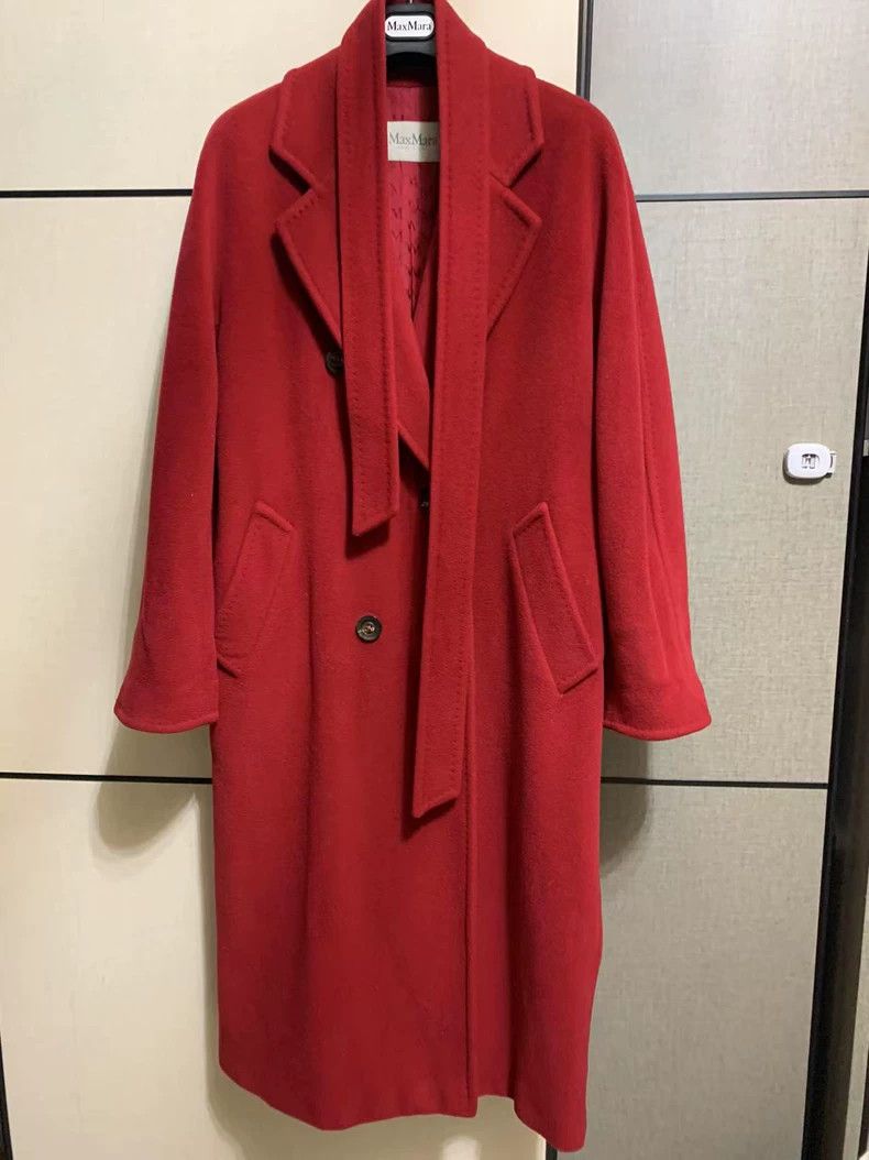 Max Mara Max Mara 101801 coat, classic red Size S / US 4 / IT 40 - 1 Thumbnail
