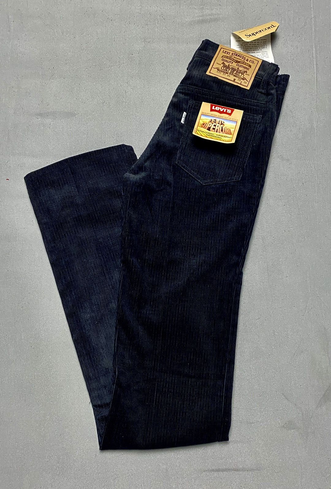 Levi's × Levi's Vintage Clothing × Vintage Women’s Jeans Levi’s 630 Velour Retro 70-s Vintage Size 28" / US 6 / IT 42 - 1 Thumbnail