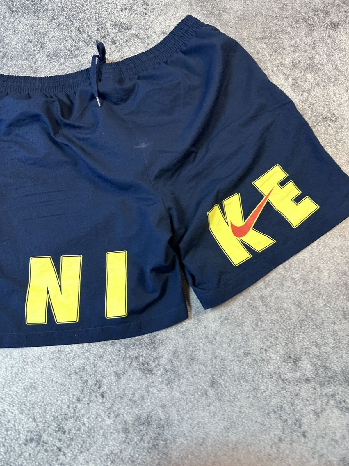 Nike × Vintage Y2K vintage Nike Logo Back shorts casual Streetwear hype L Size US 34 / EU 50 - 2 Thumbnail