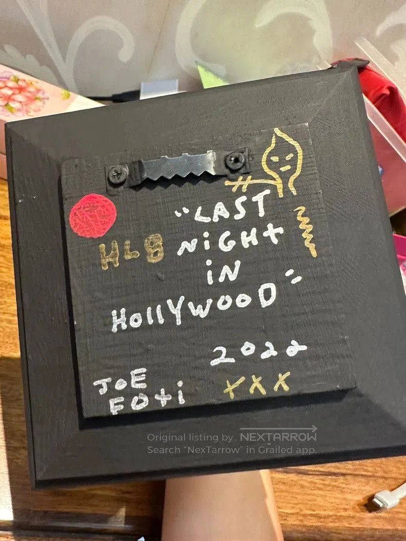 Chrome Hearts Unique Handmade Art Piece Last Night in Hollywood. Size ONE SIZE - 5 Thumbnail