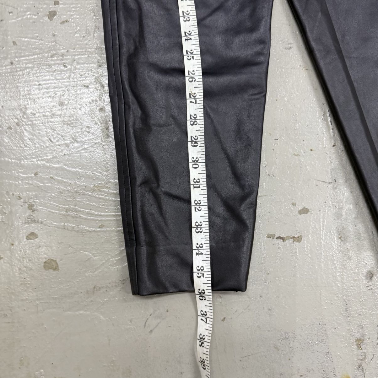 Courreges Courreges Paris Black Leather Pants Size US 26 / EU 42 - 6 Thumbnail