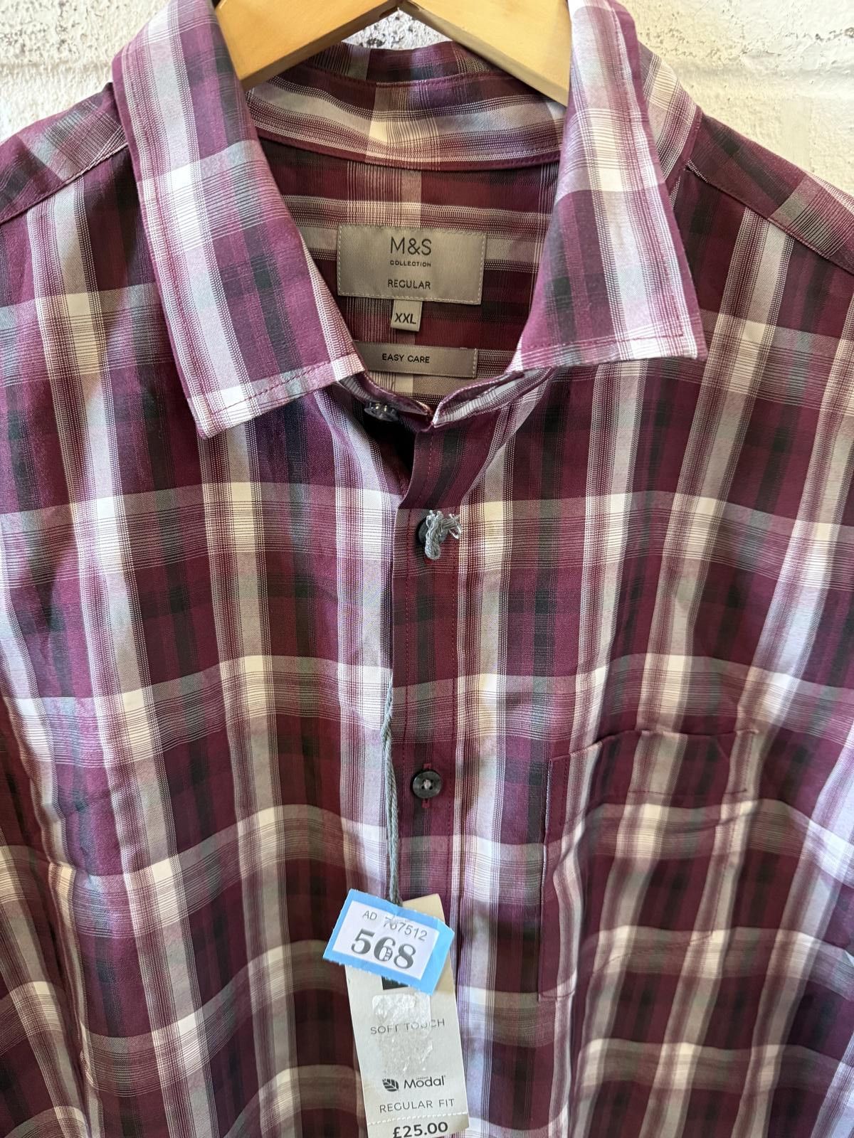 M.E. Sport M&S chequered shirts tagged Size US 9 / EU 42 - 3 Thumbnail