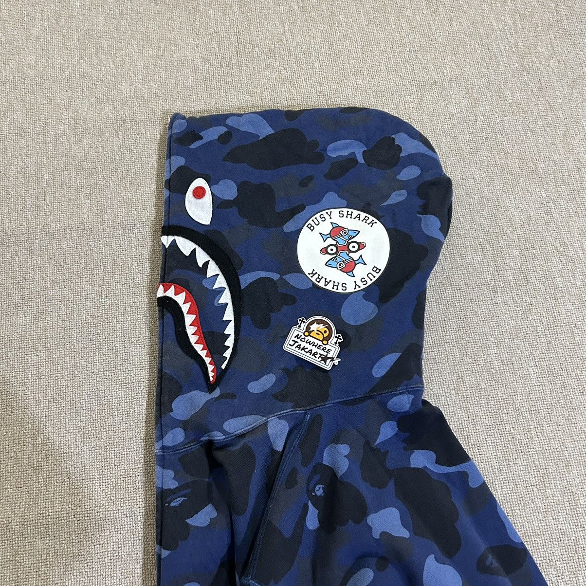 Bape Color Camo Shark Full Zip Hoodie Size US XXL / EU 58 / 5 - 5 Thumbnail