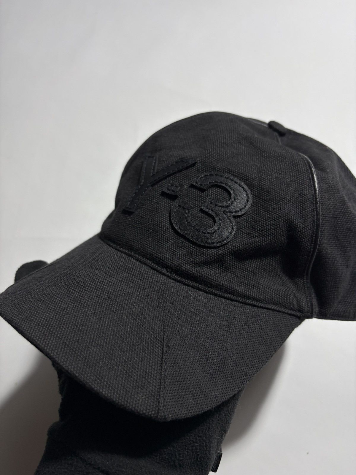 Y-3 Y-3 BY YOHJI YAMAMOTO UNCONSTRUCTED CANVAS CLOSE CAP Size ONE SIZE - 2 Thumbnail