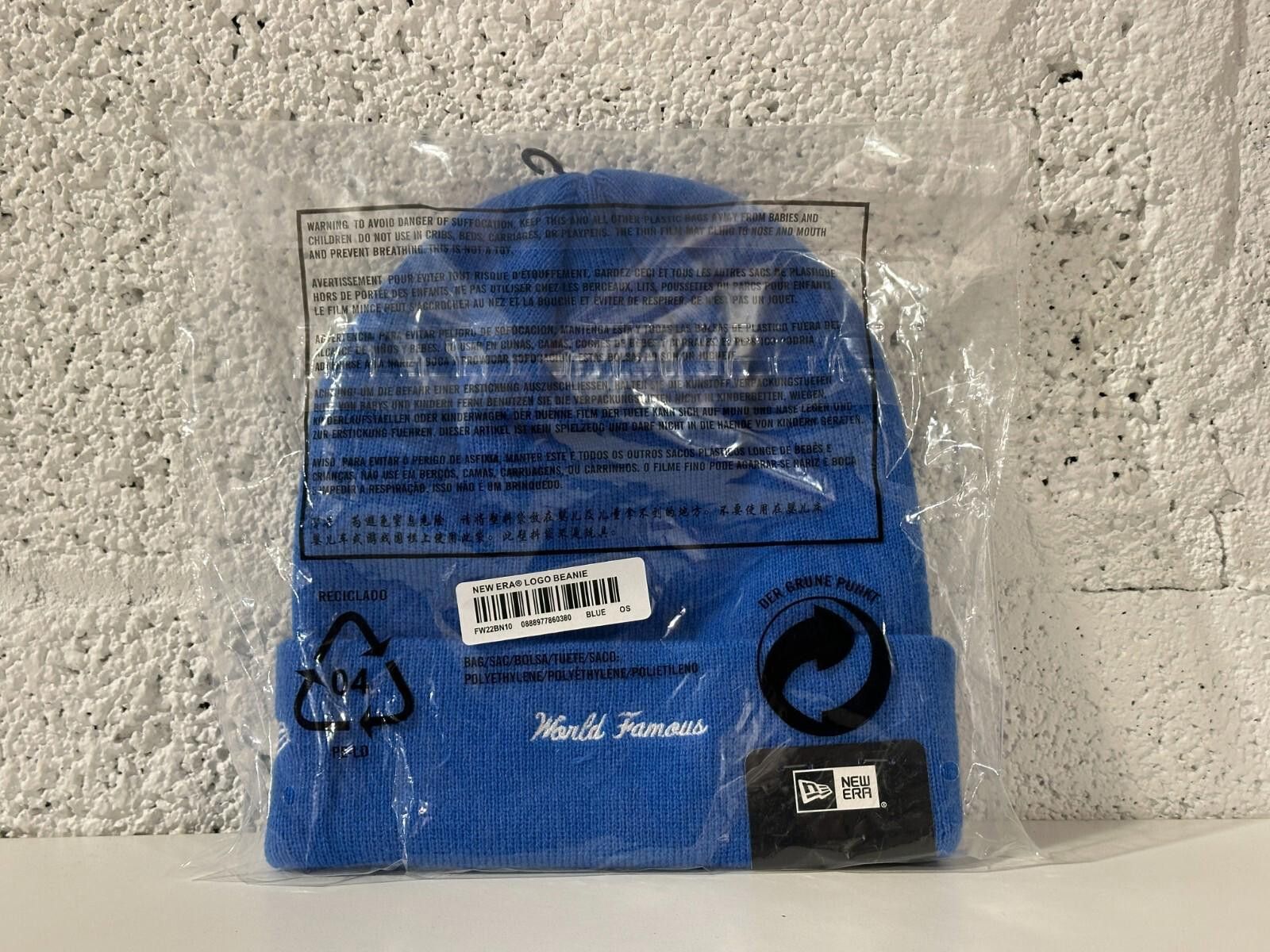 Supreme NEW Supreme New Era Box Logo Beanie Blue Red FW22BN10 Size ONE SIZE - 2 Thumbnail