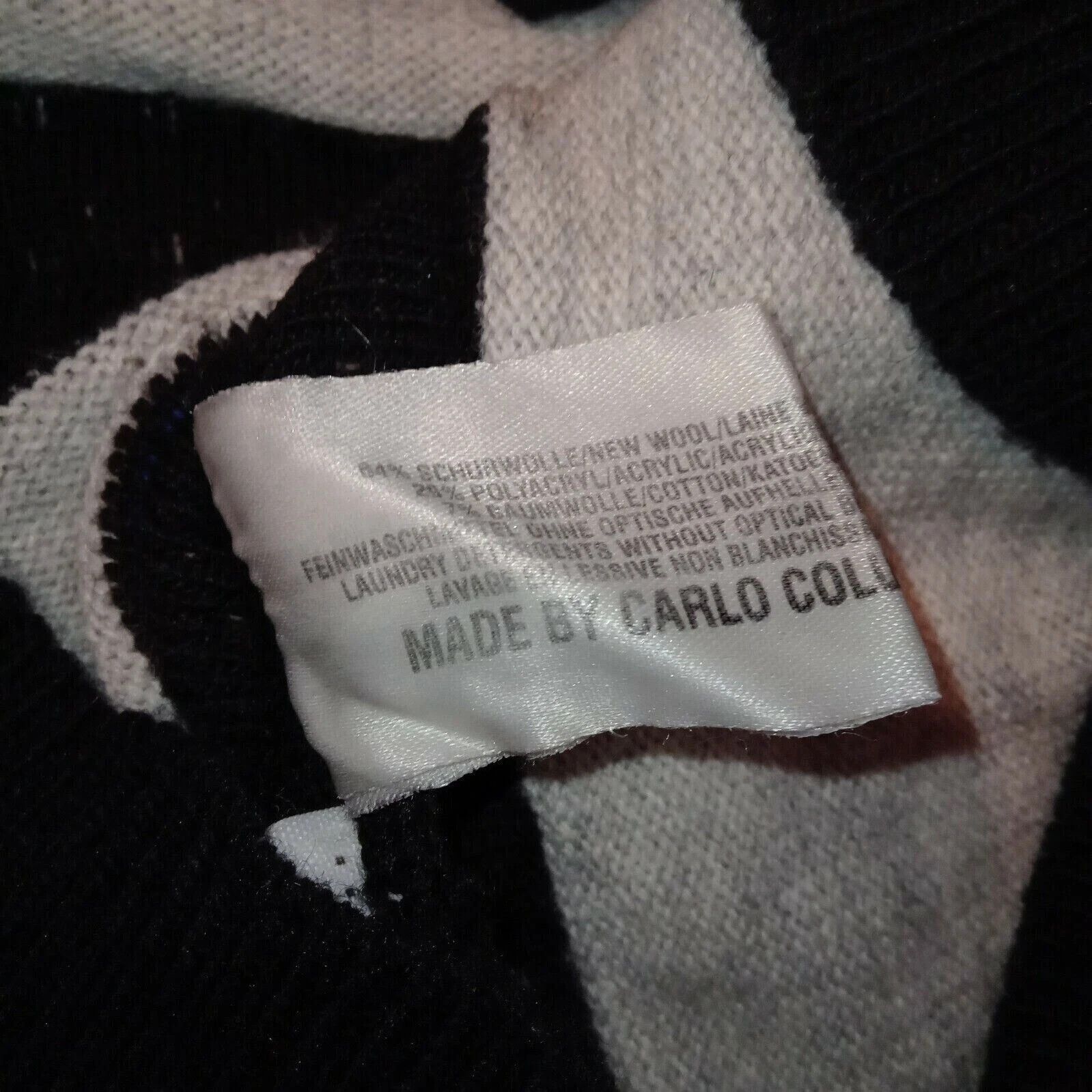 Carlo Colucci VTG Carlo Colucci 3D Knit Wool Sweater Size 50/XL Size US XL / EU 56 / 4 - 4 Thumbnail