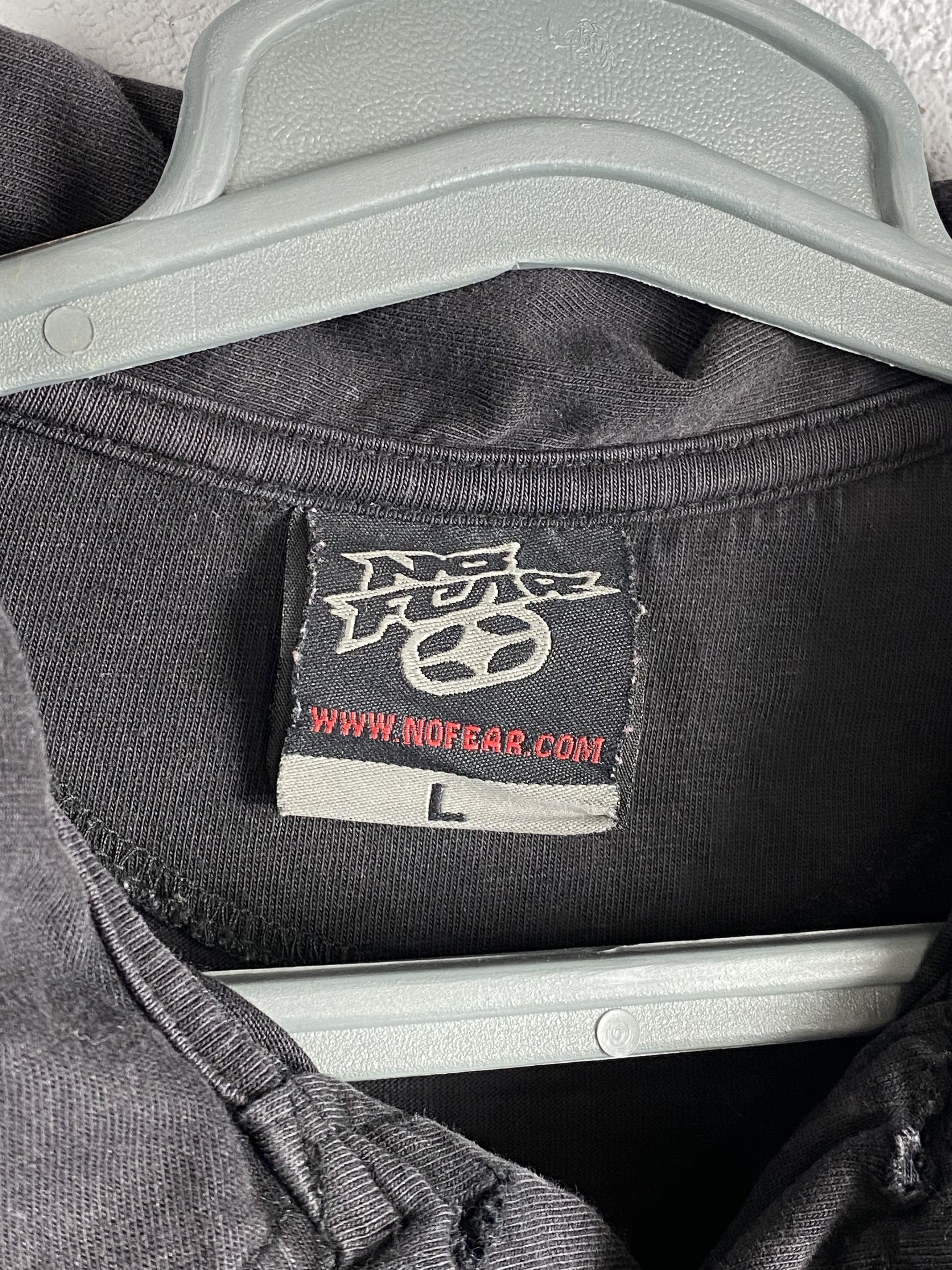 Japanese Brand × No Fear Vintage Y2K No Fear Skull Faded T-shirt Size US L / EU 52-54 / 3 - 5 Thumbnail