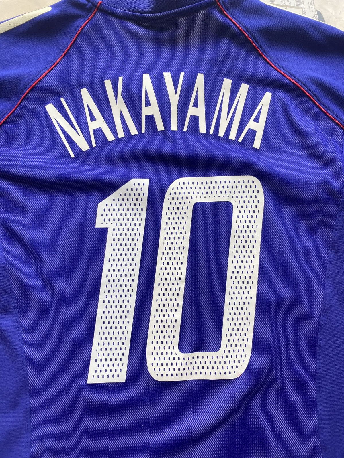 Adidas × Japanese Brand * rare * Japan 2002 home jersey #10 Nakayama size large MEN Size US L / EU 52-54 / 3 - 14 Thumbnail
