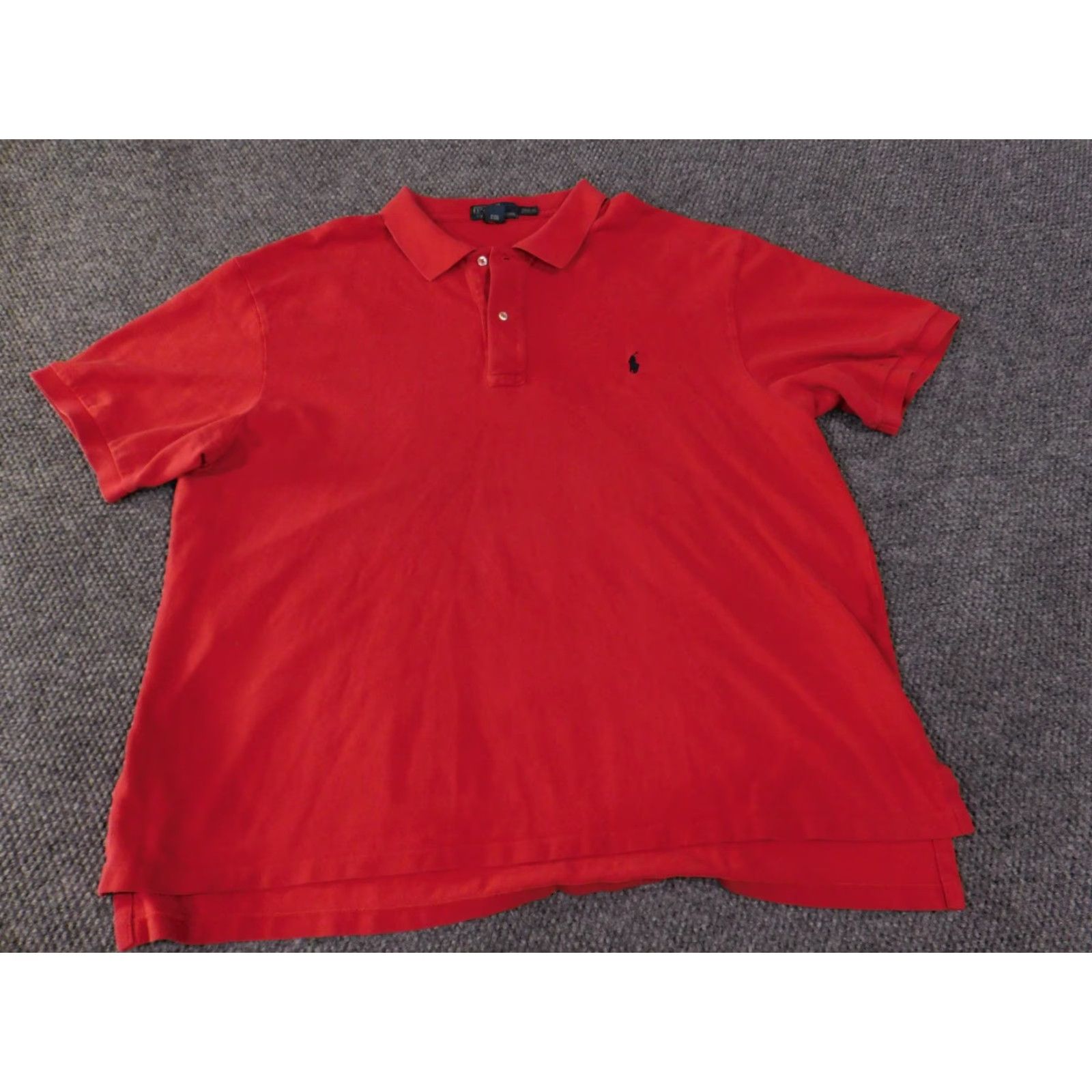 Polo Ralph Lauren Polo Ralph Lauren Polo Shirt Mens 3XB Red Cotton Classic Pony Embroidered Golf Big & Tall Boys? (Note: ensure concise) Size US XXL / EU 58 / 5 - 4 Thumbnail