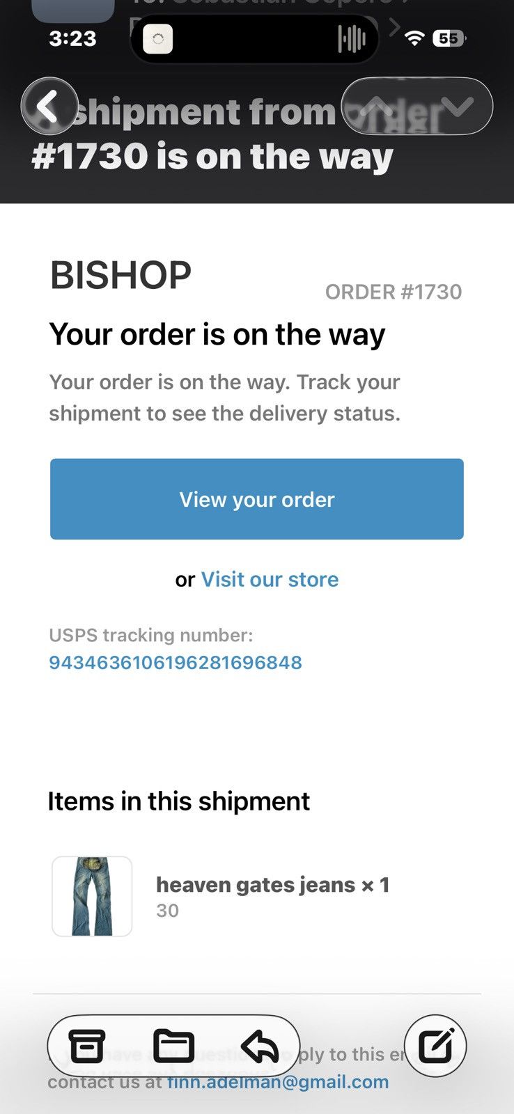 Other Bishop’s Heavens Gates Jeans Size US 30 / EU 46 - 6 Thumbnail