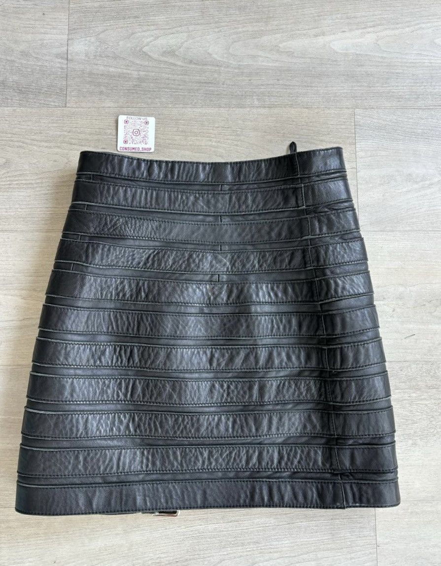 Dolce & Gabbana SS03 Dolce & Gabbana ‘Sex’ Leather Belt Skirt Size 30" / US 8 / IT 44 - 2 Thumbnail
