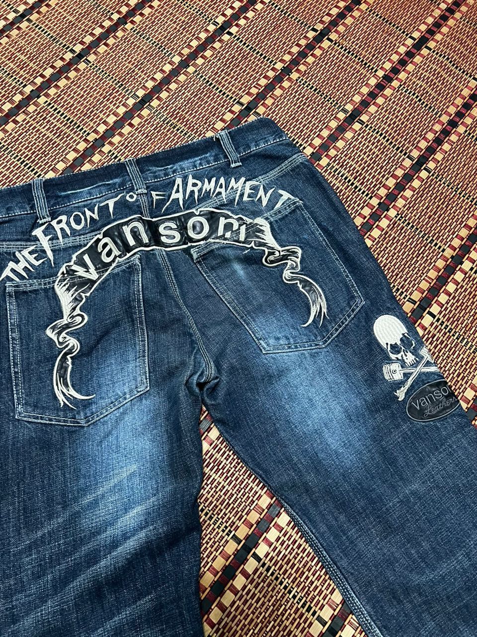 Vanson Leathers Vanson Leather The Front of Armament Jeans Size US 34 / EU 50 - 9 Thumbnail