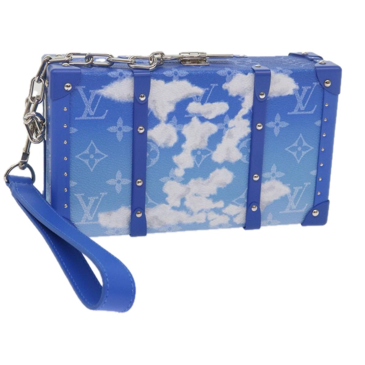 Louis Vuitton Blue Leather Clutch Bag (Pre-Owned) Size ONE SIZE - 1 Thumbnail