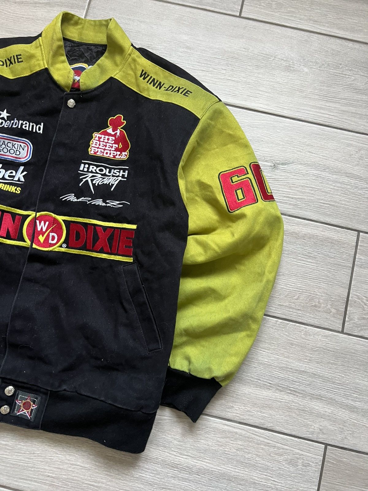 NASCAR Vintage 1990's Pfizer Racing Mark Martin Nascar Jacket Size US M / EU 48-50 / 2 - 3 Thumbnail