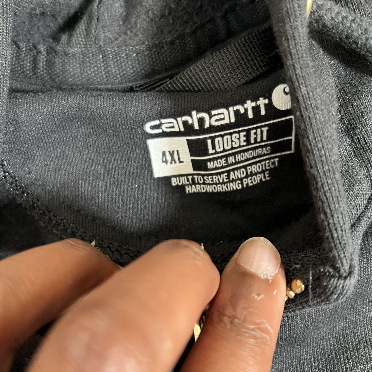 Carhartt Carhartt sz 4XL Black Full Zip Hoodie Sweatshirt Original Size US XXL / EU 58 / 5 - 4 Thumbnail