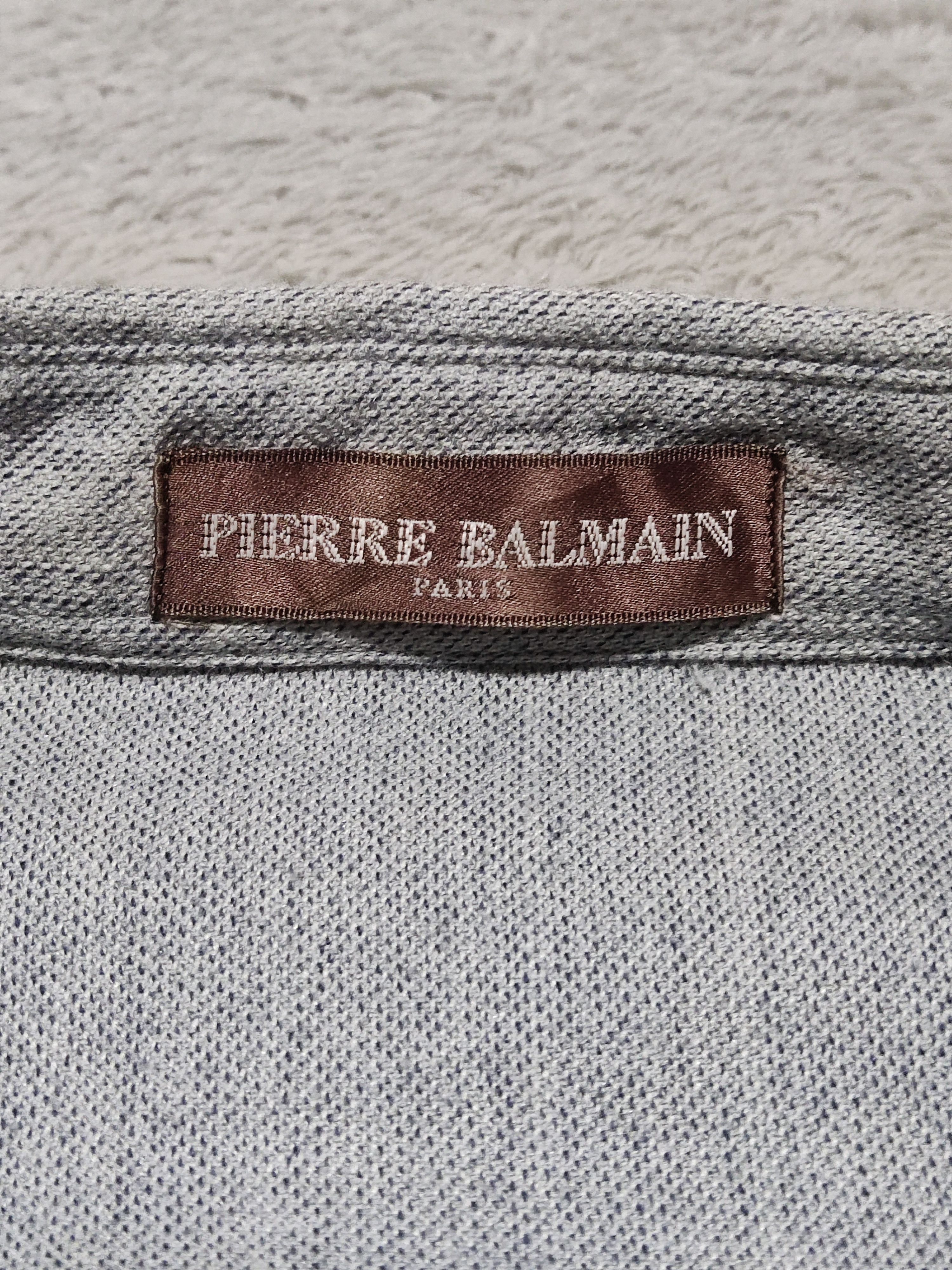Pierre Balmain Pierre Balmain Leather Belt- Wool/Slik Button Up Gray Shirt Size 46 - 15 Thumbnail