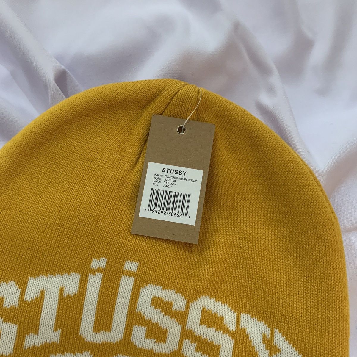 Stussy × Vintage Stussy Sport Jacquard Skullcap Beanie Size ONE SIZE - 2 Thumbnail