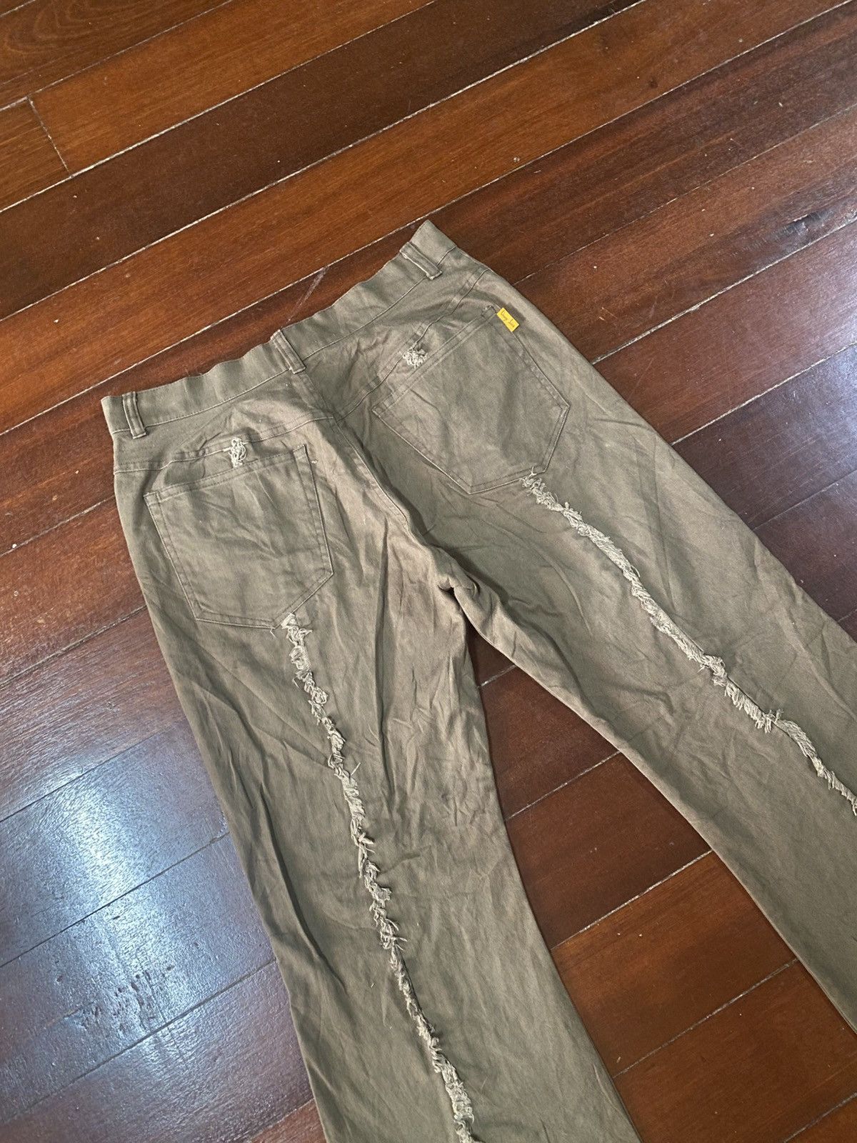 If Six Was Nine Flare Pants orange juice Bondage Cargo Pant Bootcut Size US 33 - 13 Thumbnail