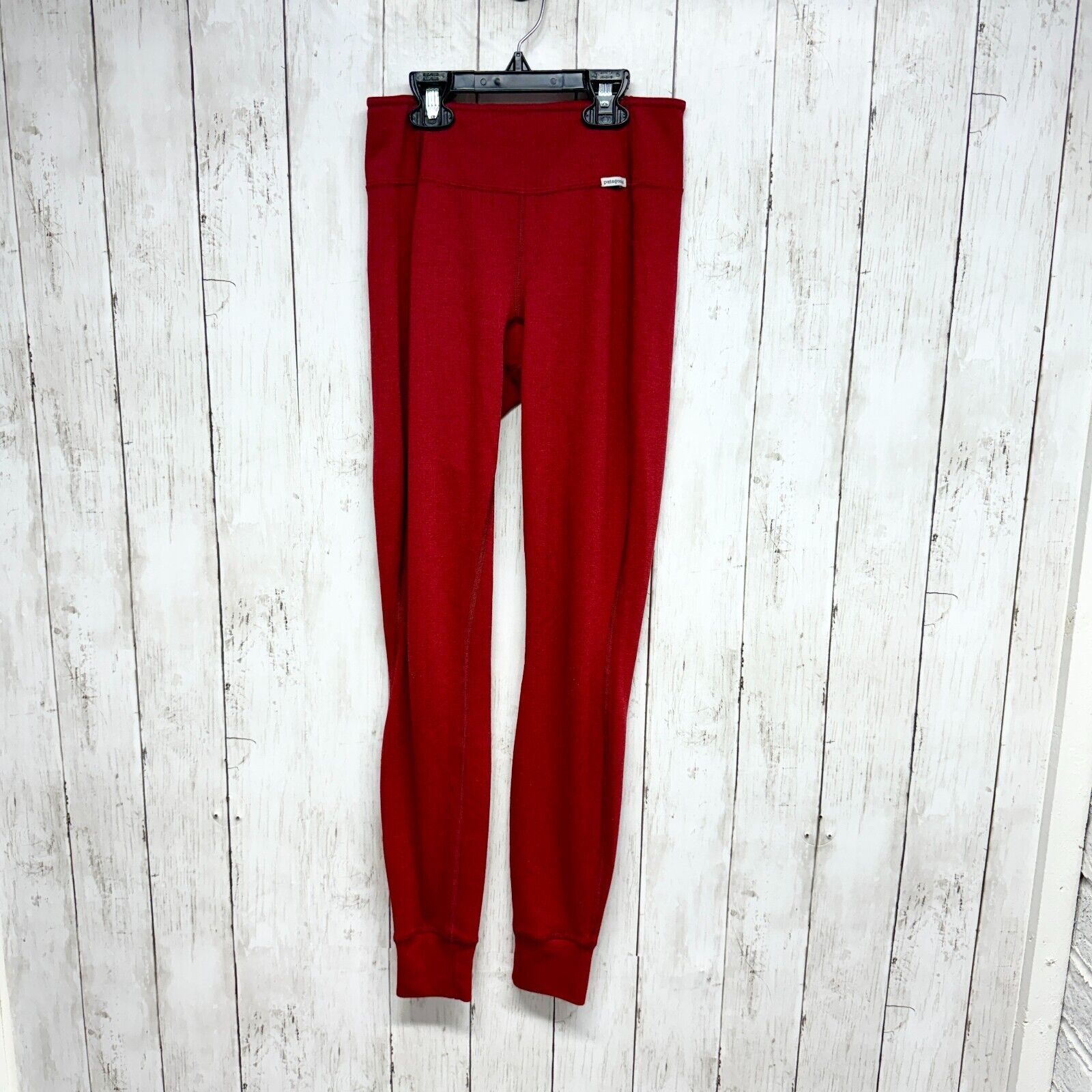 Patagonia Patagonia XS Leggings Red High Waist Cotton Ankle Crop Size 26" / US 2 / IT 38 - 1 Thumbnail