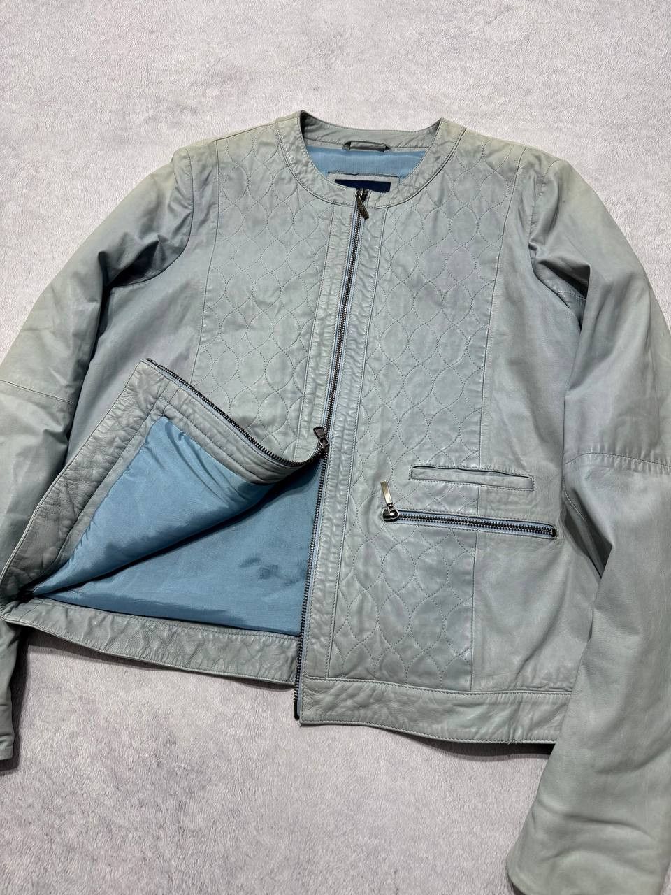 Emporio Armani Armorio Armani Sheepskin Leather Jacket Size L / US 10 / IT 46 - 3 Thumbnail
