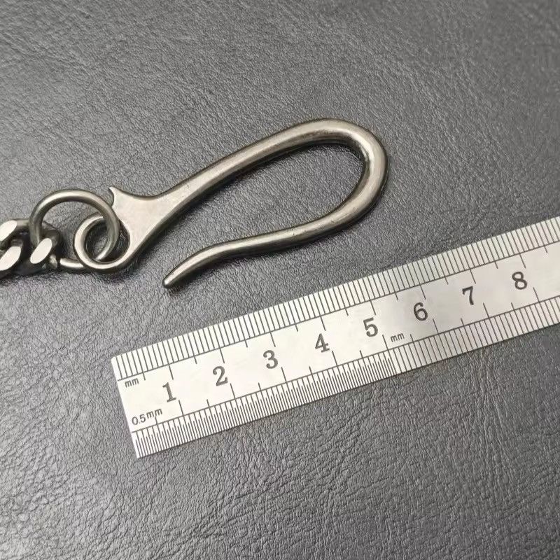 Japanese Brand × Vintage Vintage Keychain Jeans Chain Skull Dagger Belt Chain Size ONE SIZE - 8 Thumbnail