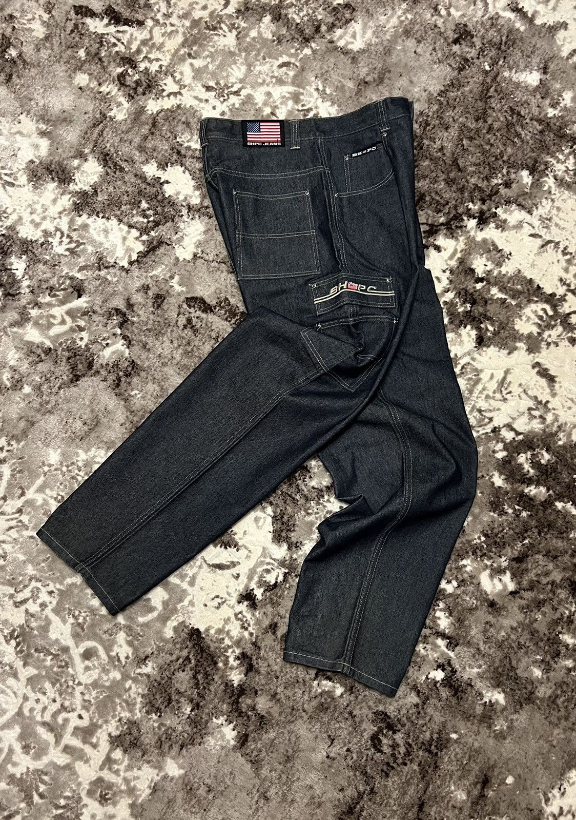 Vintage Vintage Beverly Hills Wu-tang style Carpenter Baggy jeans Size US 34 / EU 50 - 1 Thumbnail