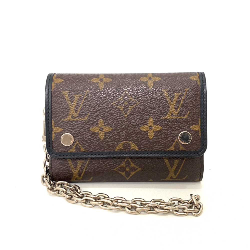 Louis Vuitton Wallet Portefeuille Compact Brown Black Mini Wallet Trifold