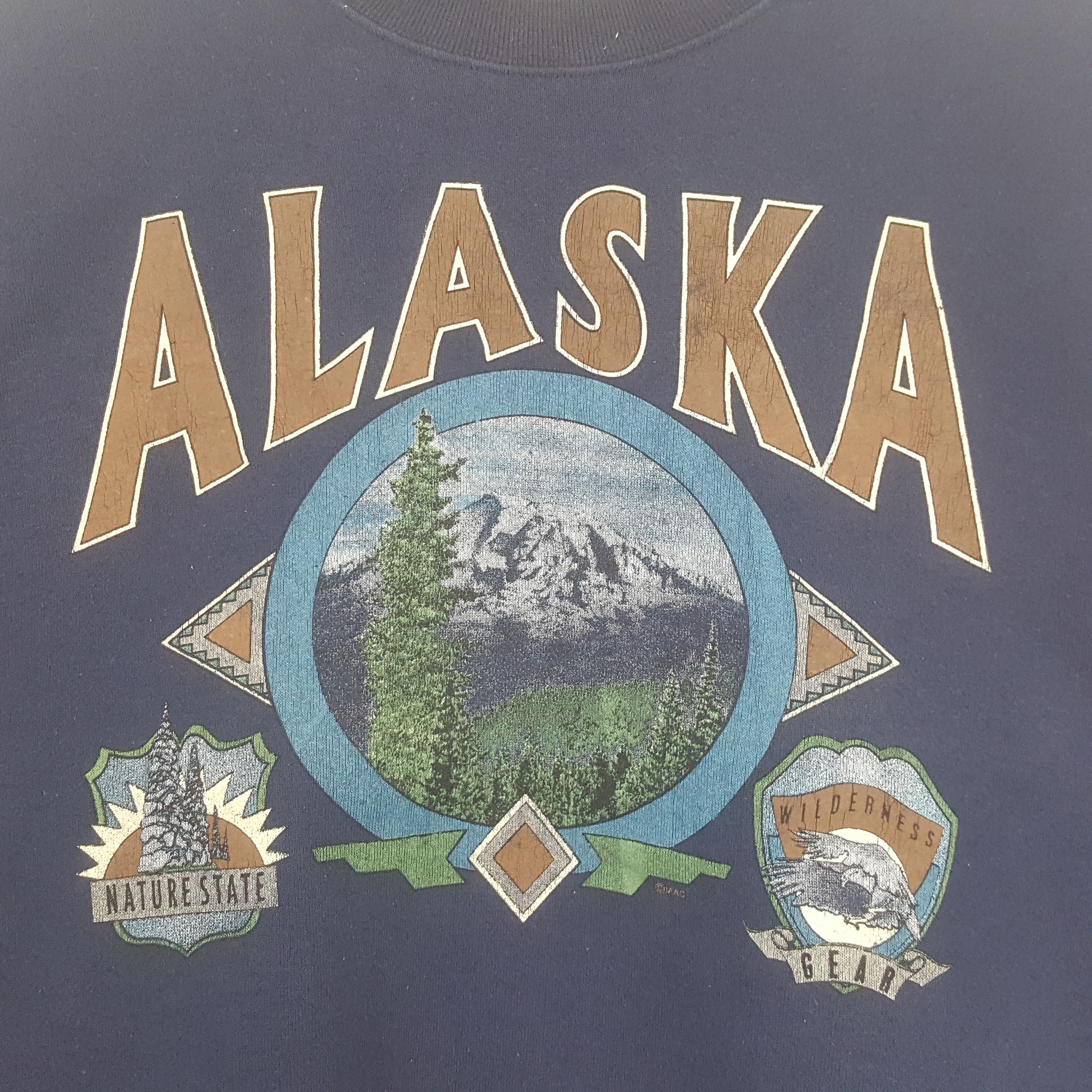 American Apparel × Vintage Vintage ALASKA American Habitat Streetwear Sweatshirt C291N2 Size US L / EU 52-54 / 3 - 2 Thumbnail