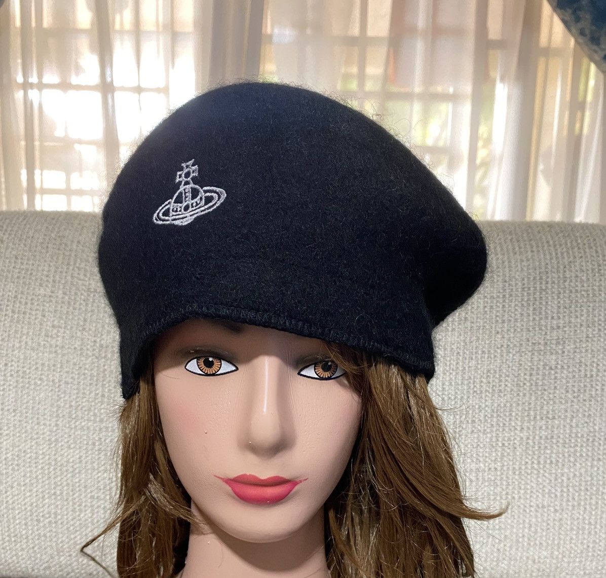 Vivienne Westwood Vivienne Westwood Iconic Embroidered Reversible Wool Hats Size ONE SIZE - 4 Thumbnail