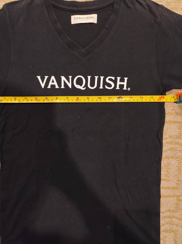 Japanese Brand × Vanquish Vanquish spellout V-neck shirt Size US XS / EU 42 / 0 - 5 Thumbnail