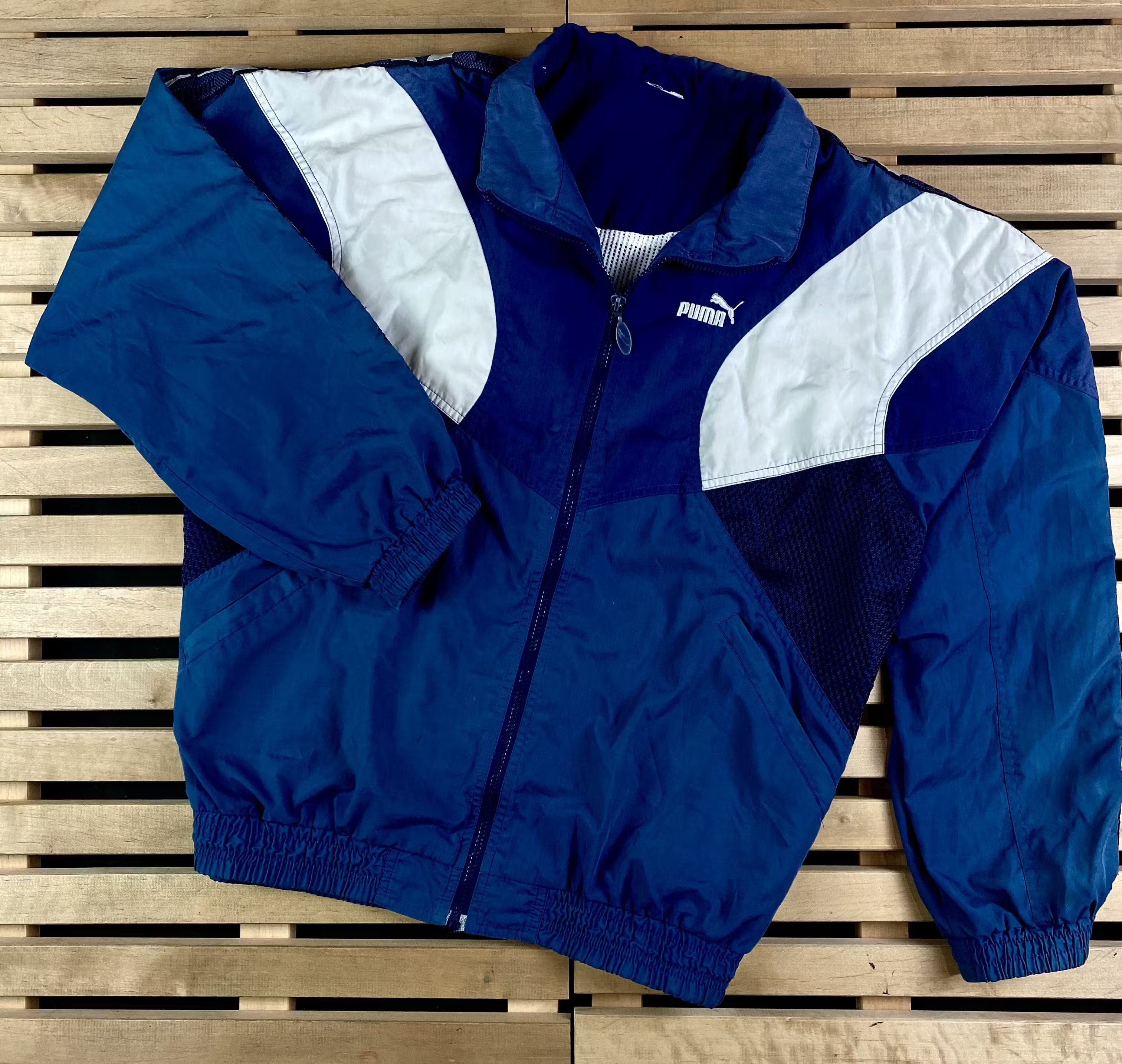 Puma × Vintage Mens Bomber Jacket Puma Vintage Size L Size US L / EU 52-54 / 3 - 1 Thumbnail