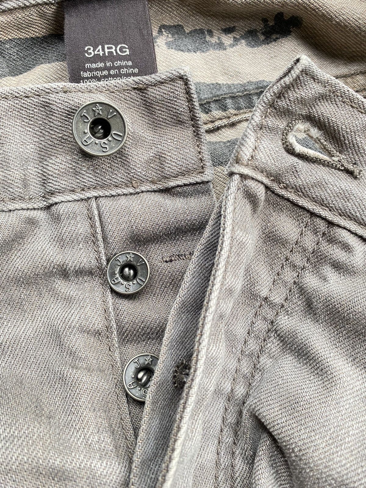 John Varvatos John Varvatos grey denim jeans Size US 36 / EU 52 - 16 Thumbnail