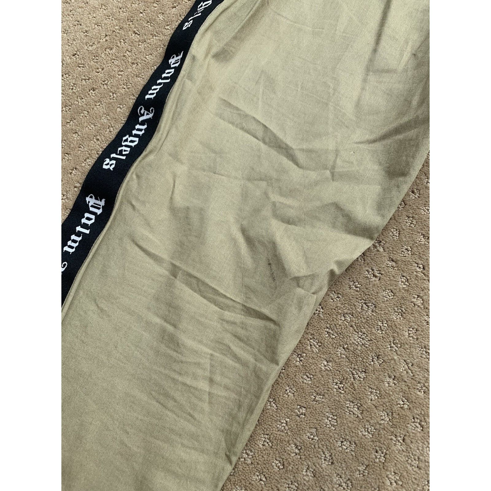 Palm Angels Palm Angels Side Logo Pants Track Beige 46 Size US 30 / EU 46 - 10 Thumbnail