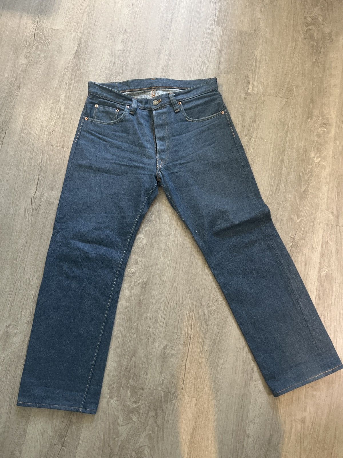 Pure Blue Japan PURE BLUE JAPAN SMBL-14OZ-003 14OZ SMOKY BLUE Size US 34 / EU 50 - 2 Thumbnail