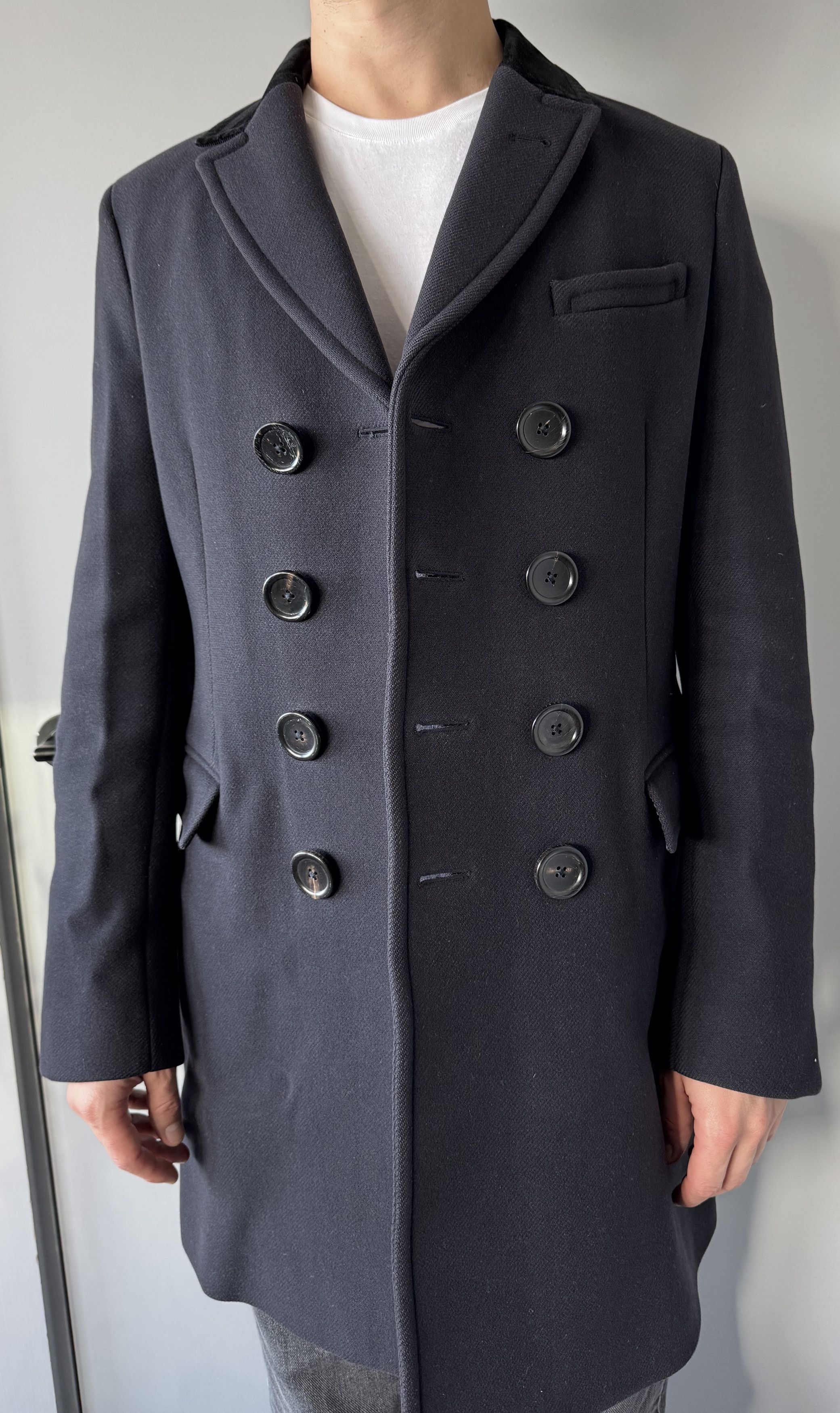 Gucci Gucci Military Double Breasted Wool Overcoat Size US M / EU 48-50 / 2 - 1 Thumbnail