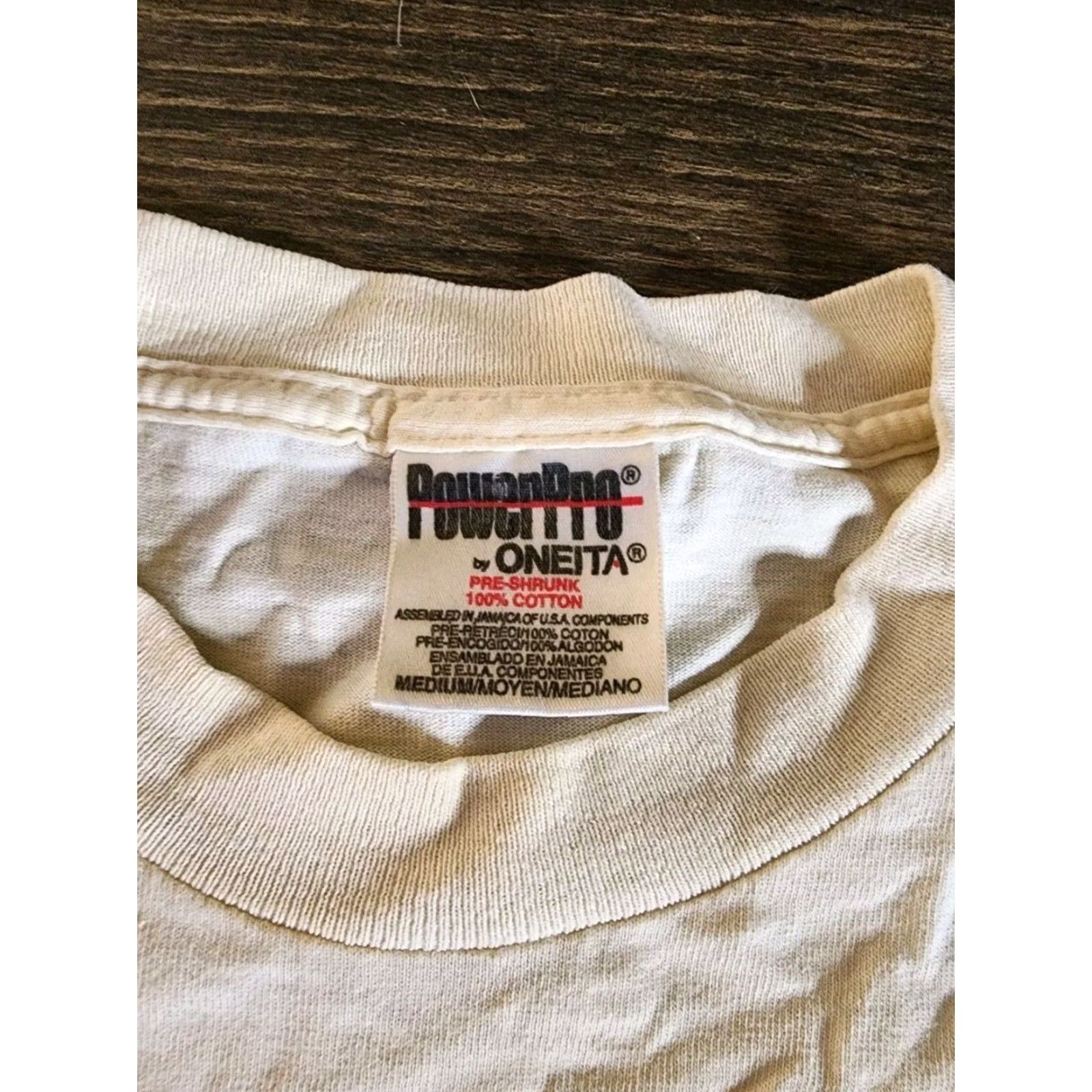 Vintage Vintage Mens M Georgia Girls Are Just Peachy Embroidered T Shirt 1980s Cotton Blend Distressed Size US M / EU 48-50 / 2 - 4 Thumbnail