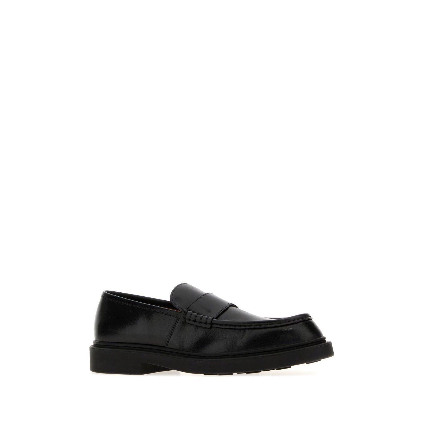 Jil Sander JIL SANDER Black Leather Loafers New & Authentic (Men's size Size US 12 / EU 45 - 4 Thumbnail
