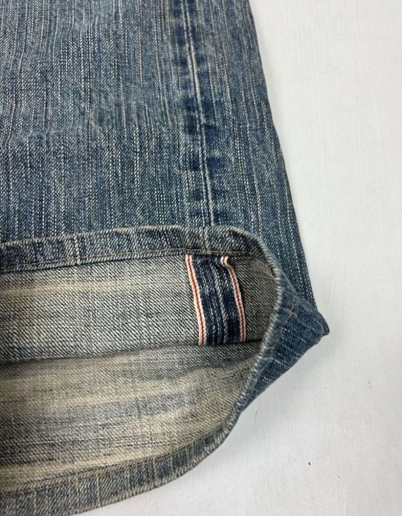 Edwin × Japanese Brand × Vintage Vintage Disstresed Seldvage Edwin Lot 505 Made in Japan Size US 32 / EU 48 - 8 Thumbnail