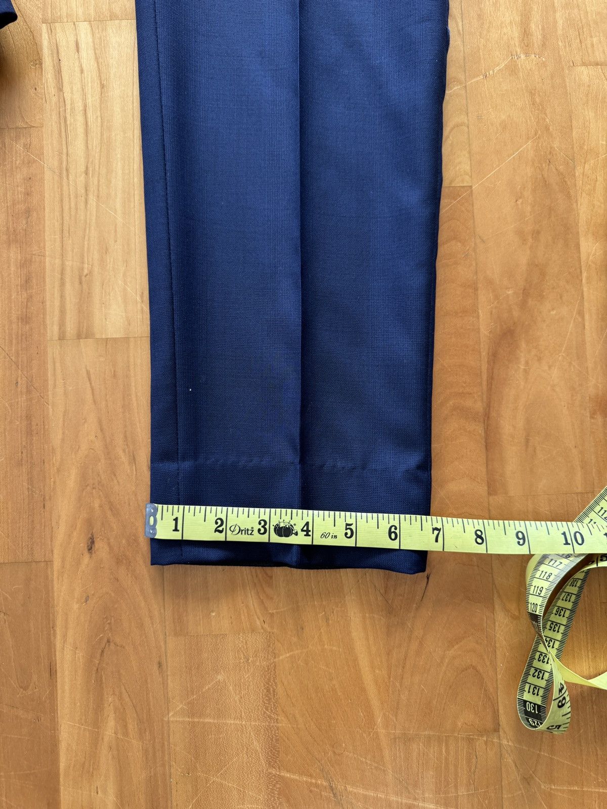 Suitsupply Suitsupply Custom Navy Blue Super 150’s Wool Trousers Size 38R - 8 Thumbnail