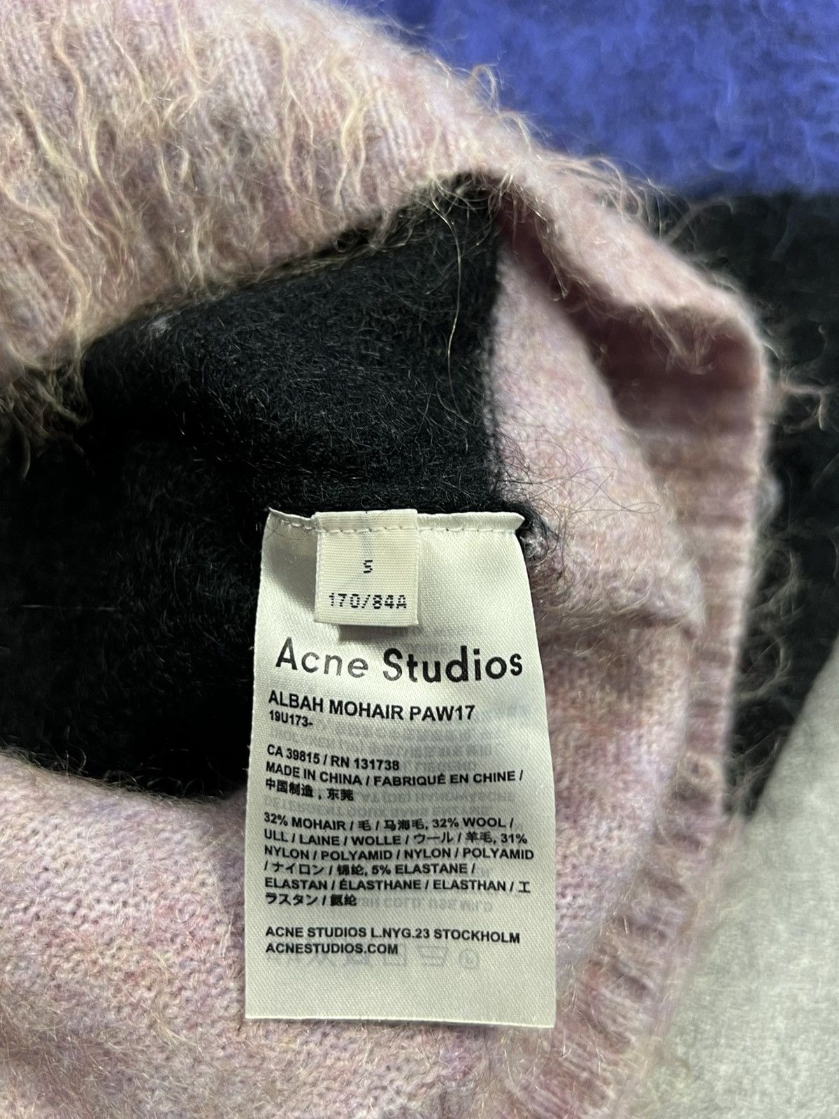 Acne Studios ACne Studios Albah Mohair Wool Jumper Striped Oversized Size US M / EU 48-50 / 2 - 10 Thumbnail