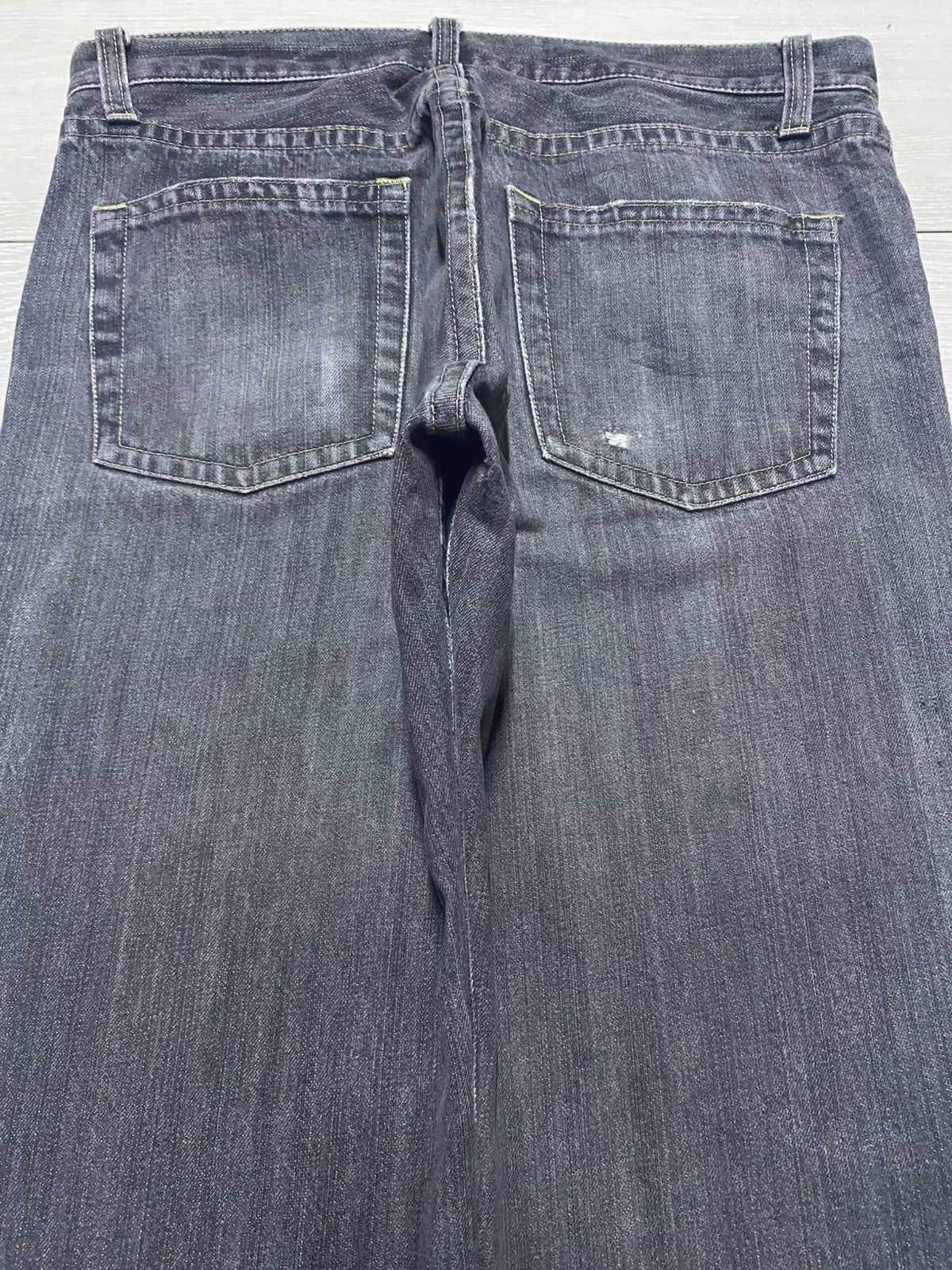 Japanese Brand Vintage Japanese Brand Denim Distresed Loose Jeans Size US 34 / EU 50 - 4 Thumbnail