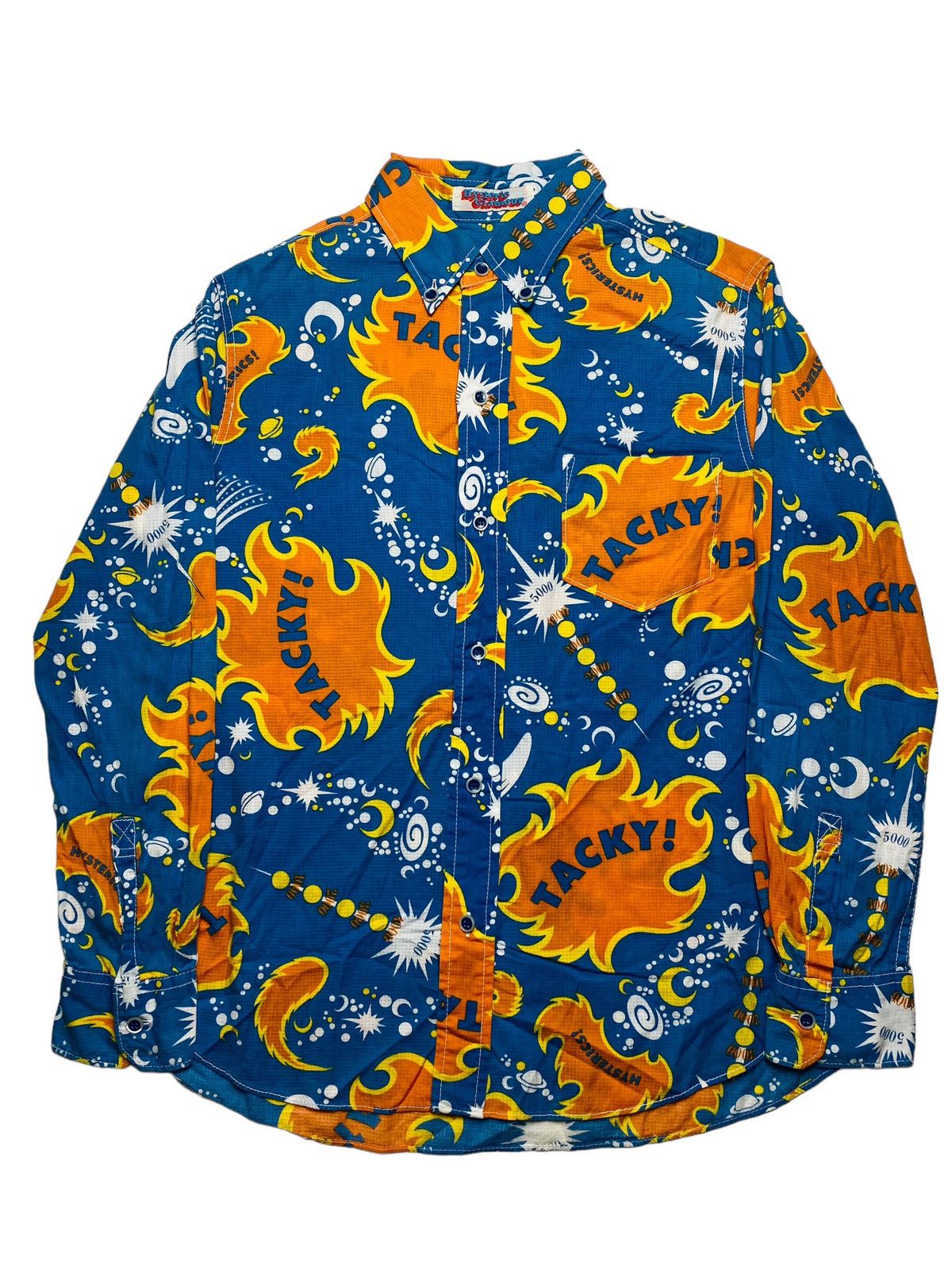 Hysteric Glamour 1990s Hysteric Glamour - Tacky Flame Shirt Size US M / EU 48-50 / 2 - 1 Thumbnail