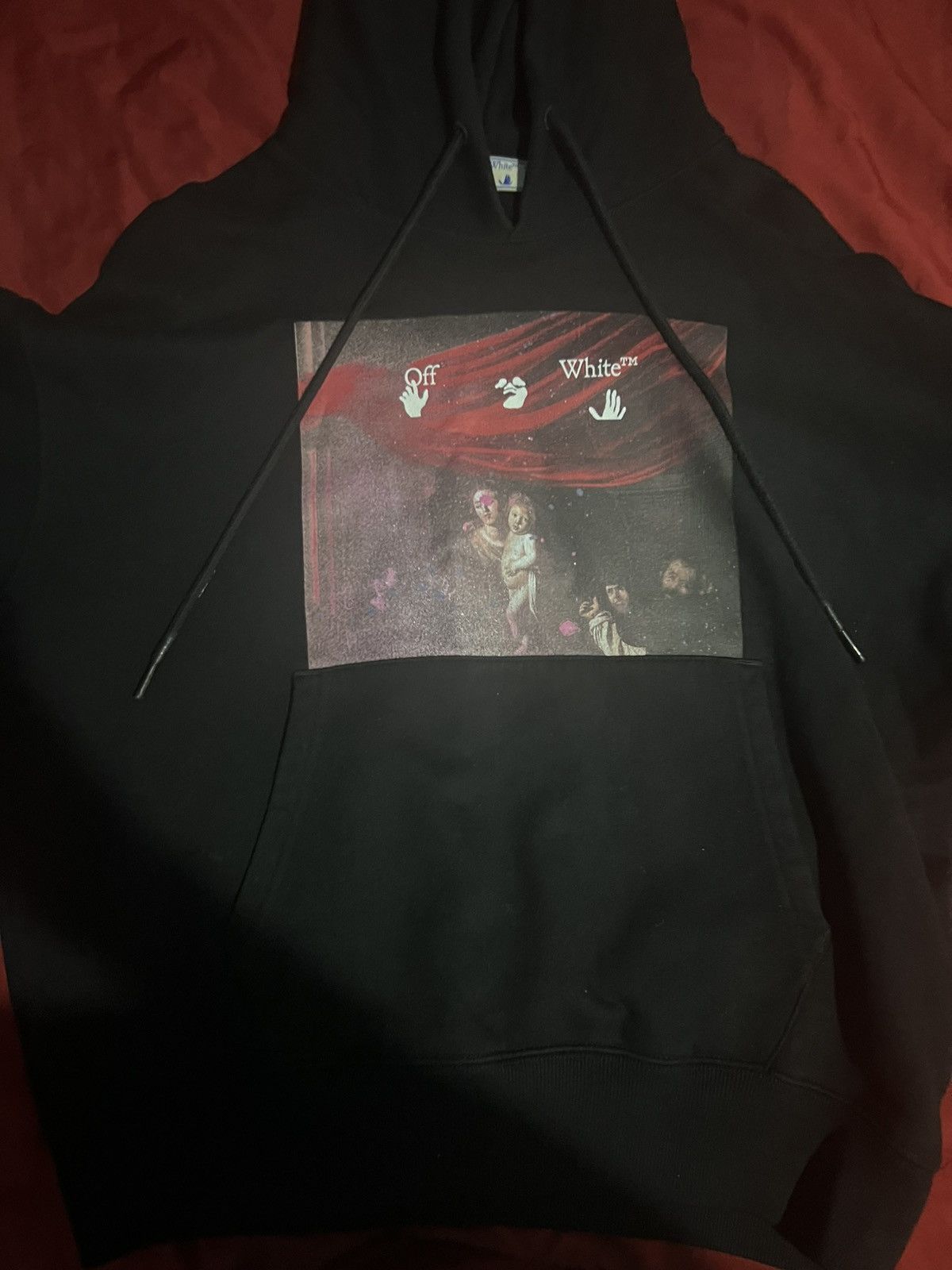 Off-White Off-White Caravaggio Hoodie Size US S / EU 44-46 / 1 - 1 Thumbnail