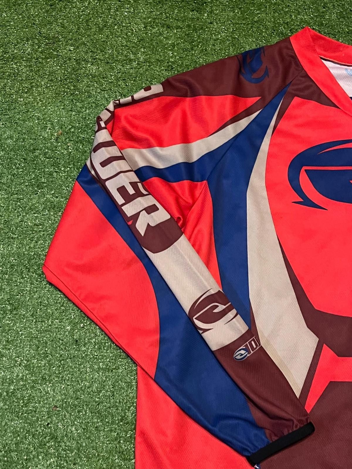Other Answer Racing Motocross Jersey Red Blue Brown Long Sleeve Size ONE SIZE - 6 Thumbnail