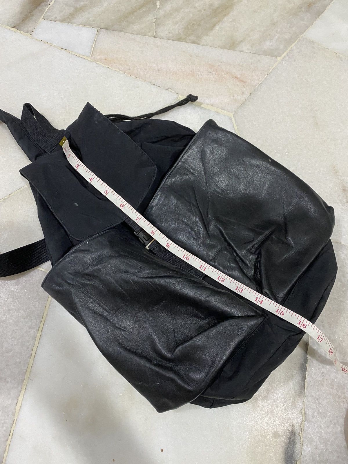 Yohji Yamamoto Yohji Yamamoto Y’saccs leather Backpack Size ONE SIZE - 9 Thumbnail